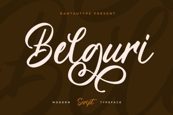 Belguri: An Elegant Script Font for Modern Creatives