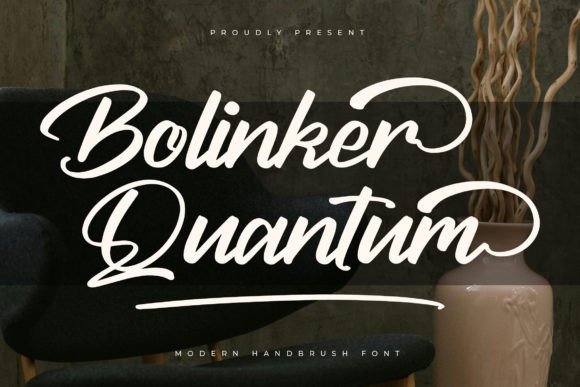 Bolinker Quantum: The Script Font for Luxury Branding