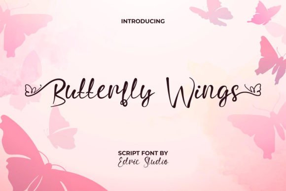 Butterfly Wings: The Elegant Script Font for Refined Brands