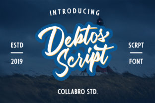 Debtos: A Script Font with Handmade Poster Charm