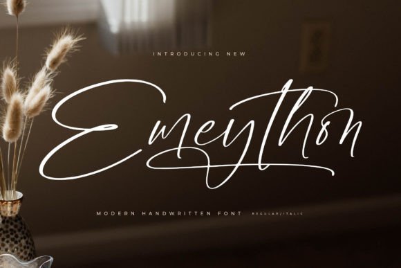 Emeython: The Elegant Script Font for Timeless Designs