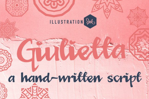 Giulietta: The Handwritten Font with a Crafty, Upright Personality