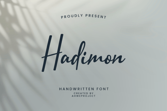 Hadimon: A Script Font That Balances Elegance and Modernity