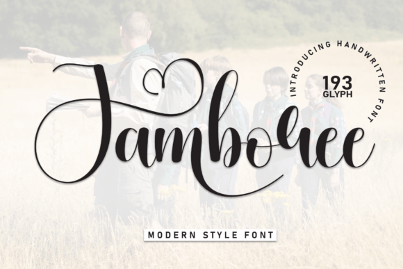 Jamboree: A Script Font for Elegant, Handwritten Projects