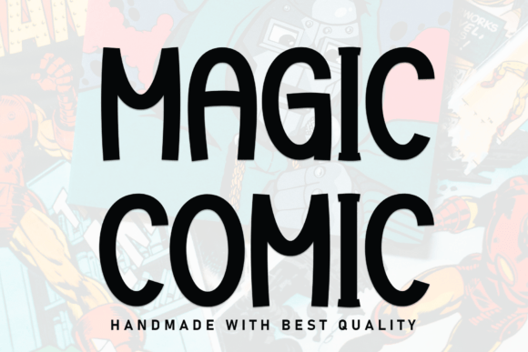 Magic Comic: A Script Font That Marries Whimsy and Elegance