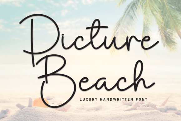 Picture Beach: A Script Font That Blends Style and Soul