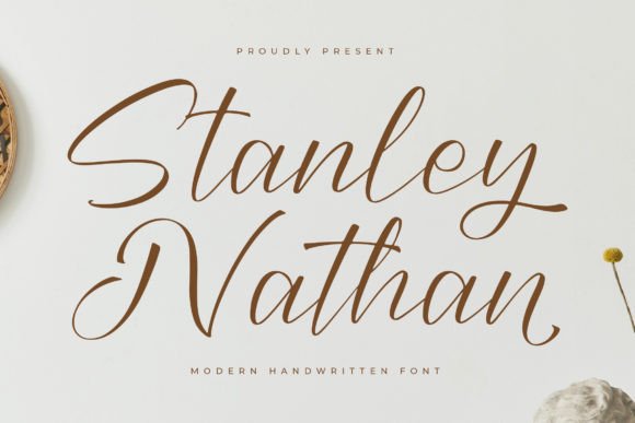Stanley Nathan: A Modern Handwritten Font for Luxury Branding
