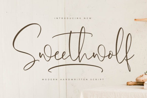Sweethwolf: A Modern Handwritten Script for Luxury Branding