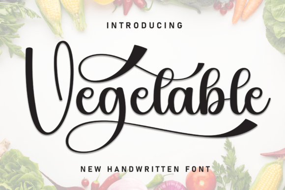 The Vegetable Font: A Guide to Modern Script Typography