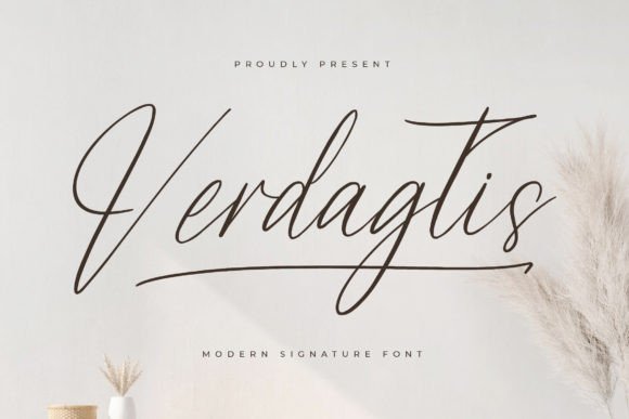 Verdagtis: A Modern Handwritten Font for Luxury Projects