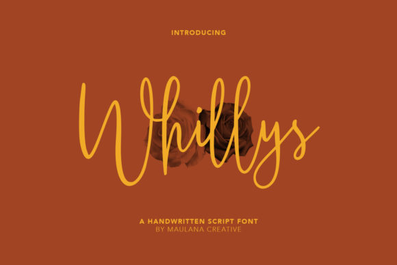 Whillys: The Romantic Script Font for Modern Designers